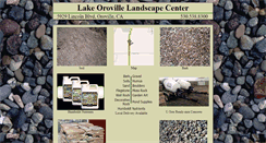 Desktop Screenshot of lakeorovillelandscapecenter.com