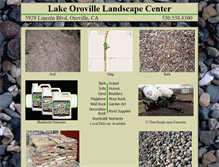 Tablet Screenshot of lakeorovillelandscapecenter.com